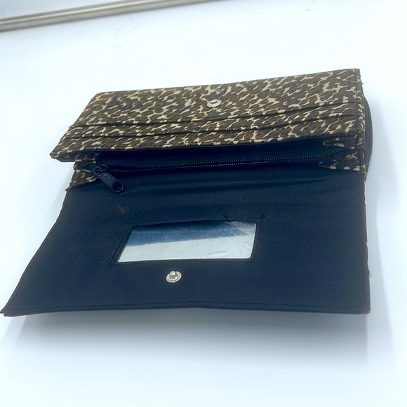 Animal Print Nylon Fabric Wallet - Picture 3 of 4